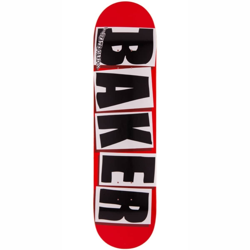 Planche de skateboard Baker Brand Logo Black 8.Planche de skateboard Baker Brand Logo Black 7.875
