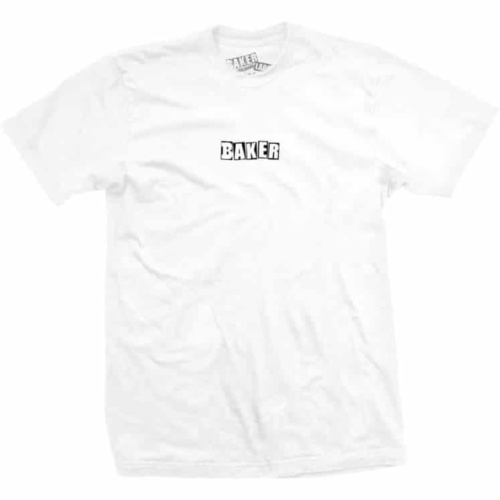T-shirt Baker Brand Logo Blanc