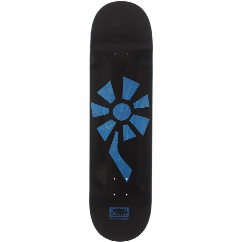 Planche de Skate Black Label Flower Power Black Blue deck 8.5″