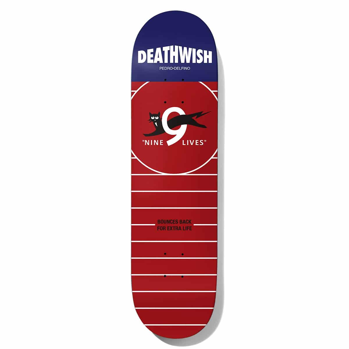 Planche de skate Deathwish Delfino Nine Lives deck 8.5