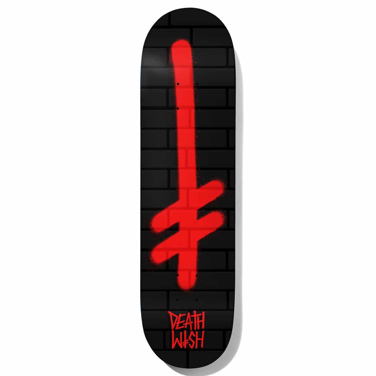 Planche de skate Deathwish Gang Logo Bricks Black Red deck 8.0