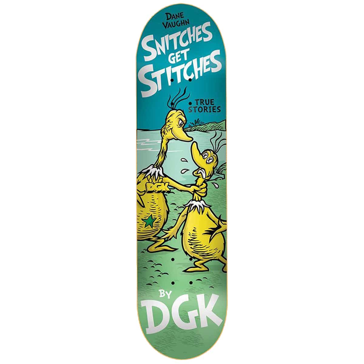 Planche de skate DGK Skateboards Stitches Vaughn deck 8.1″