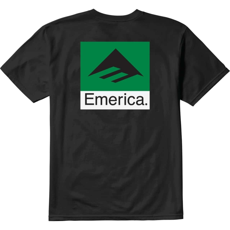 T-shirt Emerica Classic Back Print noir