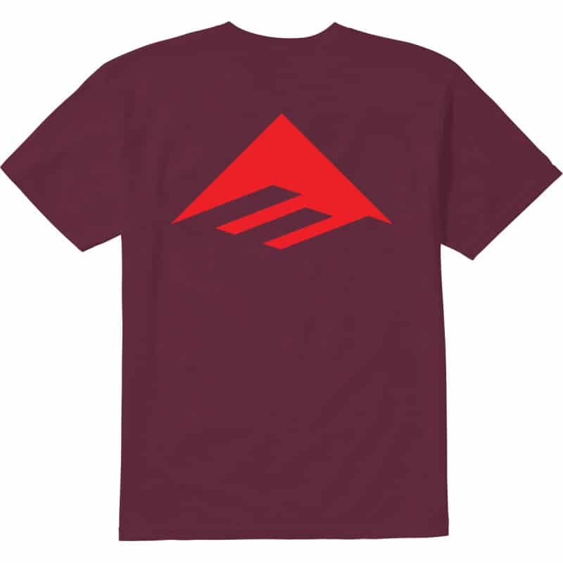T-shirt Emerica Pure Triangle bordeaux