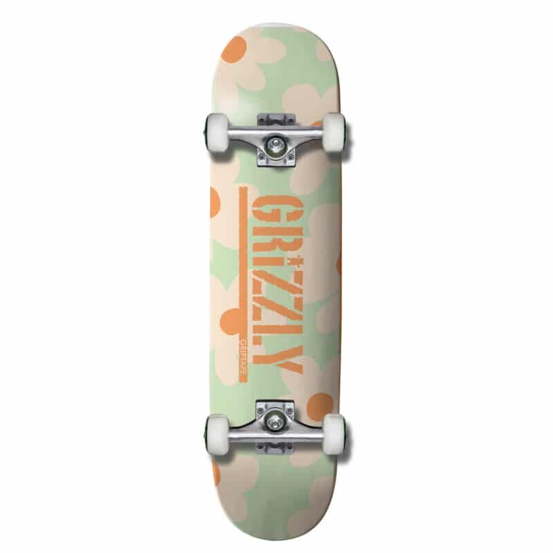 Skateboard complet Grizzly Power Flower Mint 8.0"