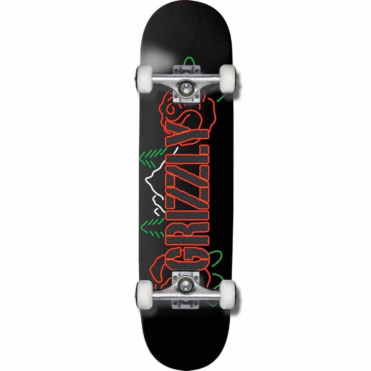 Grizzly Rosebud | Skateboard complet Noir 8.0" | Skate.fr