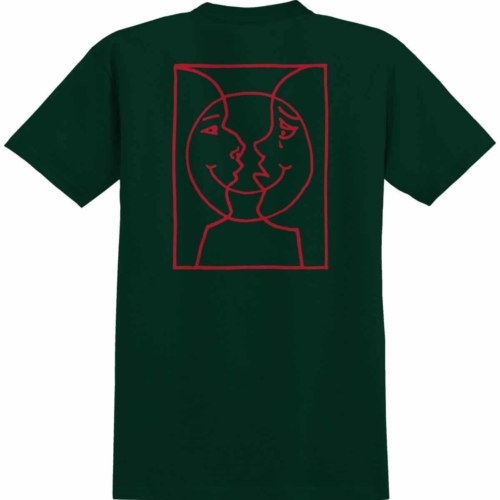  T-shirt Krooked Moon Smile Raw Forrest Green