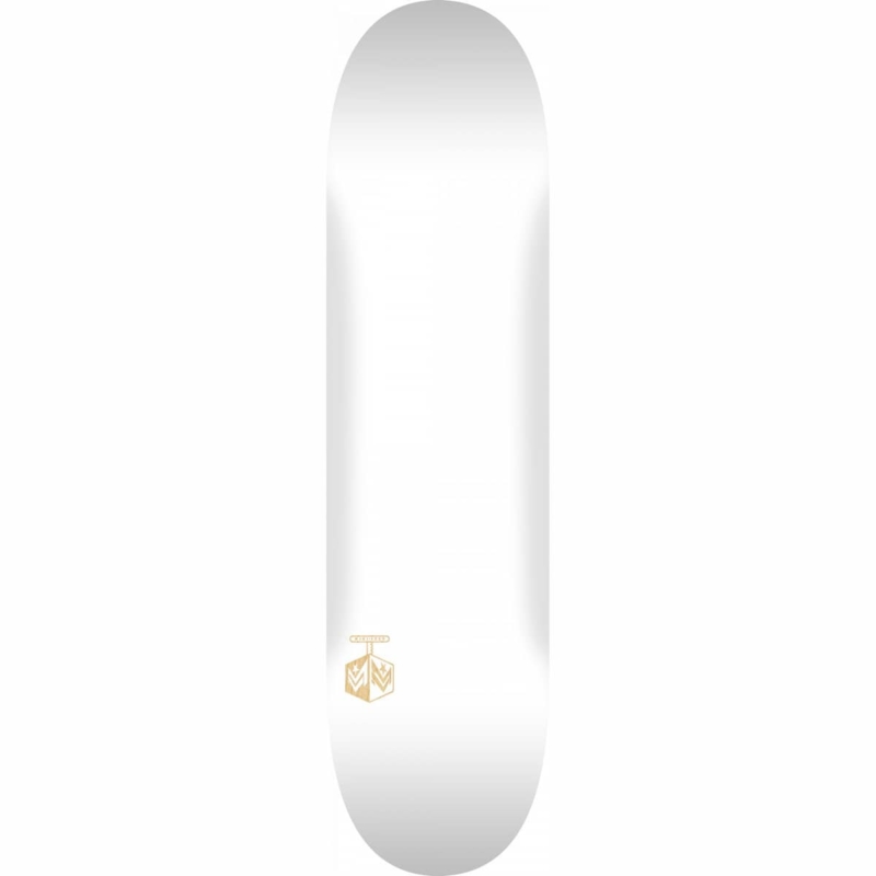 Planche de Skateboard Mini Logo Chevron Detonator Solid White deck 7.75″