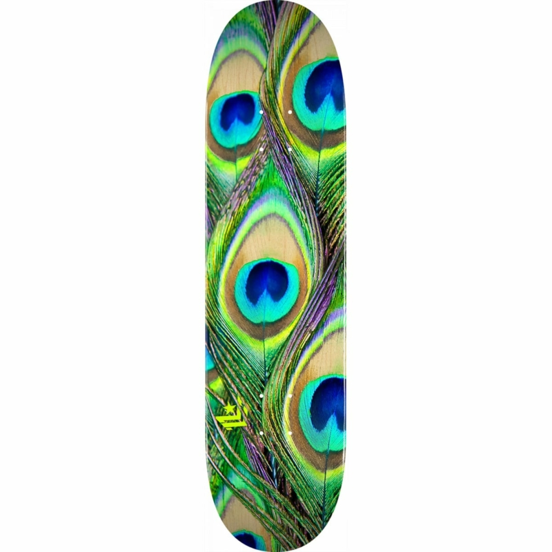 Planche de Skateboard Mini Logo Peacock Feather 18 deck 7.5″