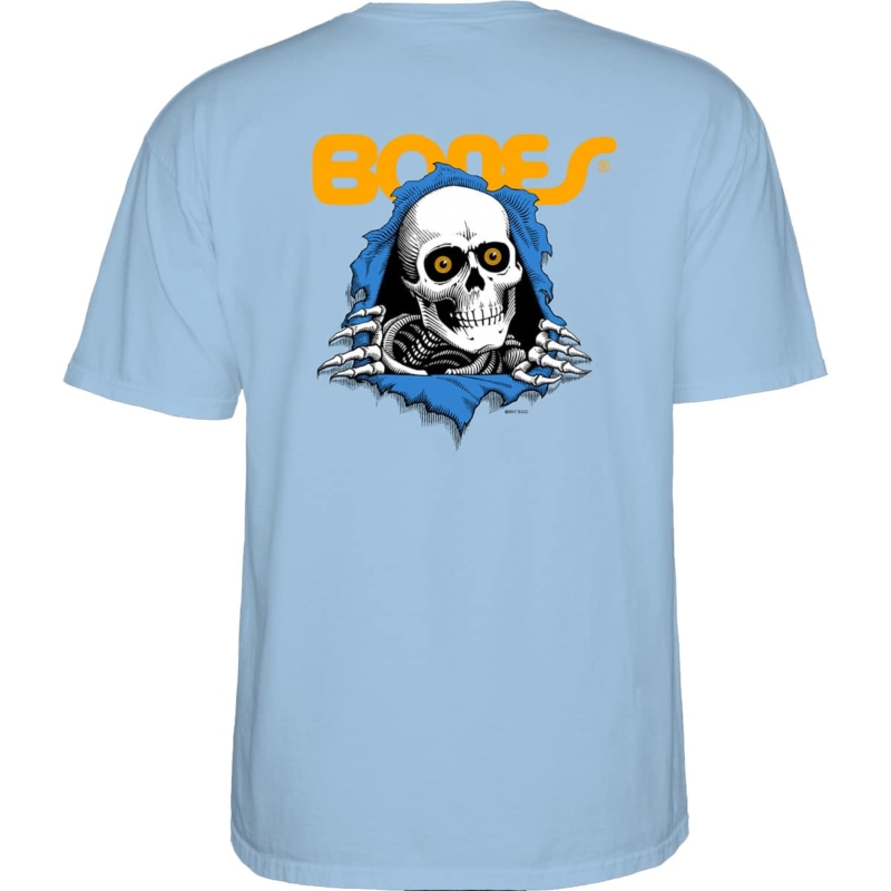 T-shirt Bones Powell Peralta Ripper Bleu ciel (Powder Blue)