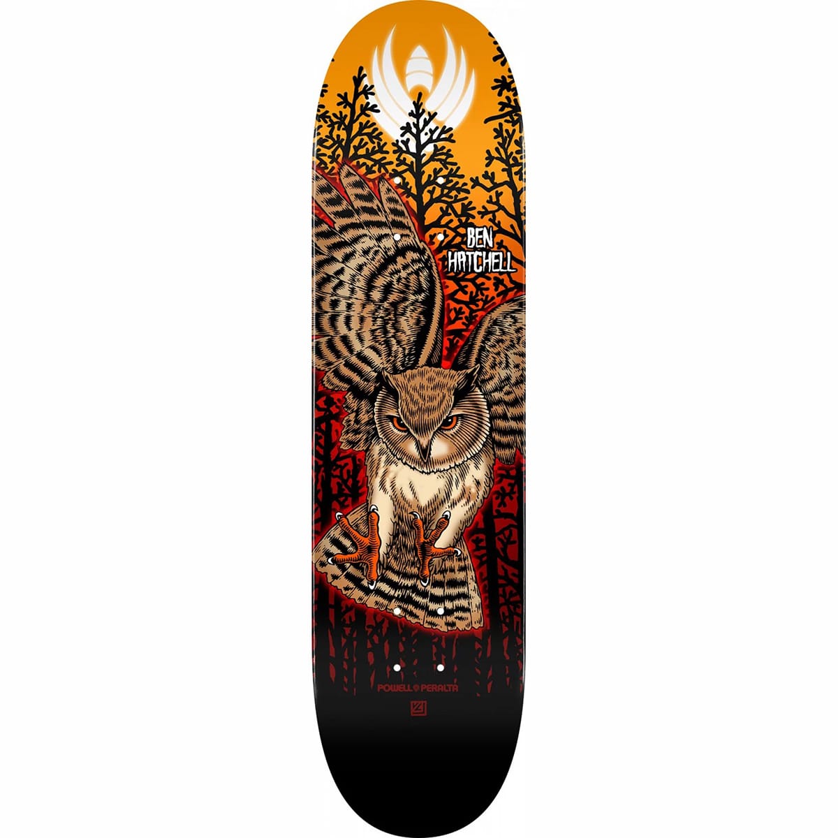Planche de skateboard Powell Peralta Ben Hatchell Owl deck 8.25″