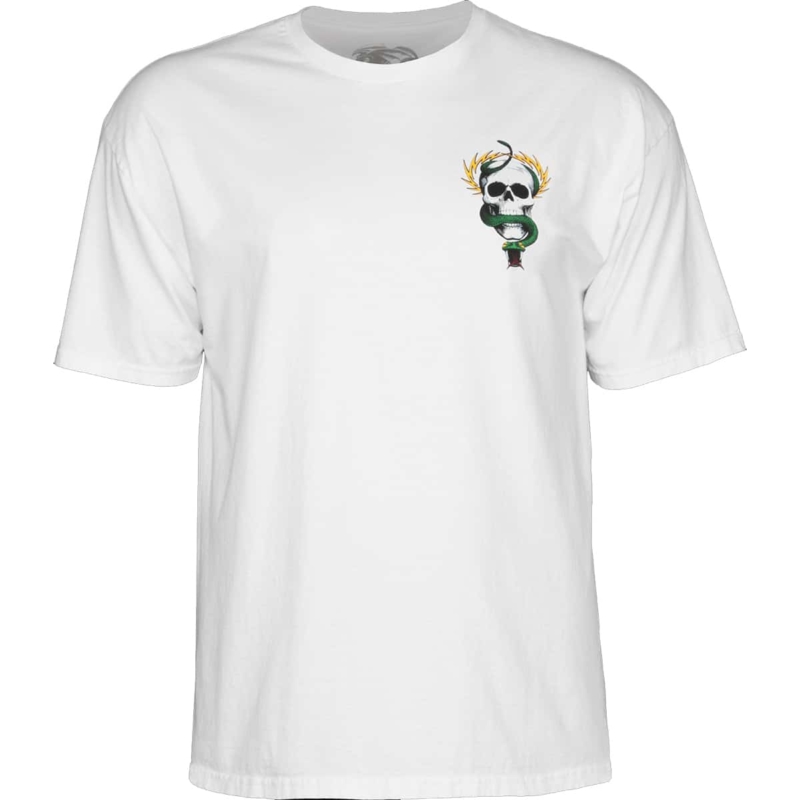 T-shirt Powell Peralta McGill Skull & Snake Blanc