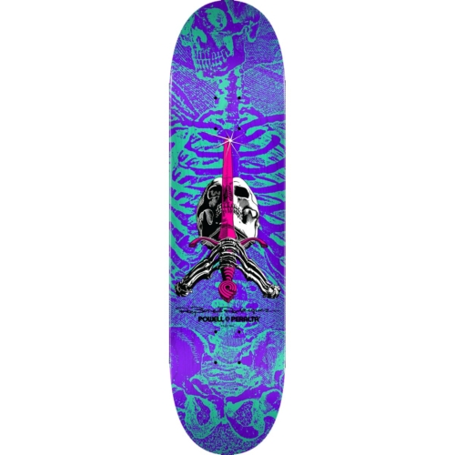 Planche de skateboard Powell Peralta Ps Skull Sword Turq Purple deck 8.25″