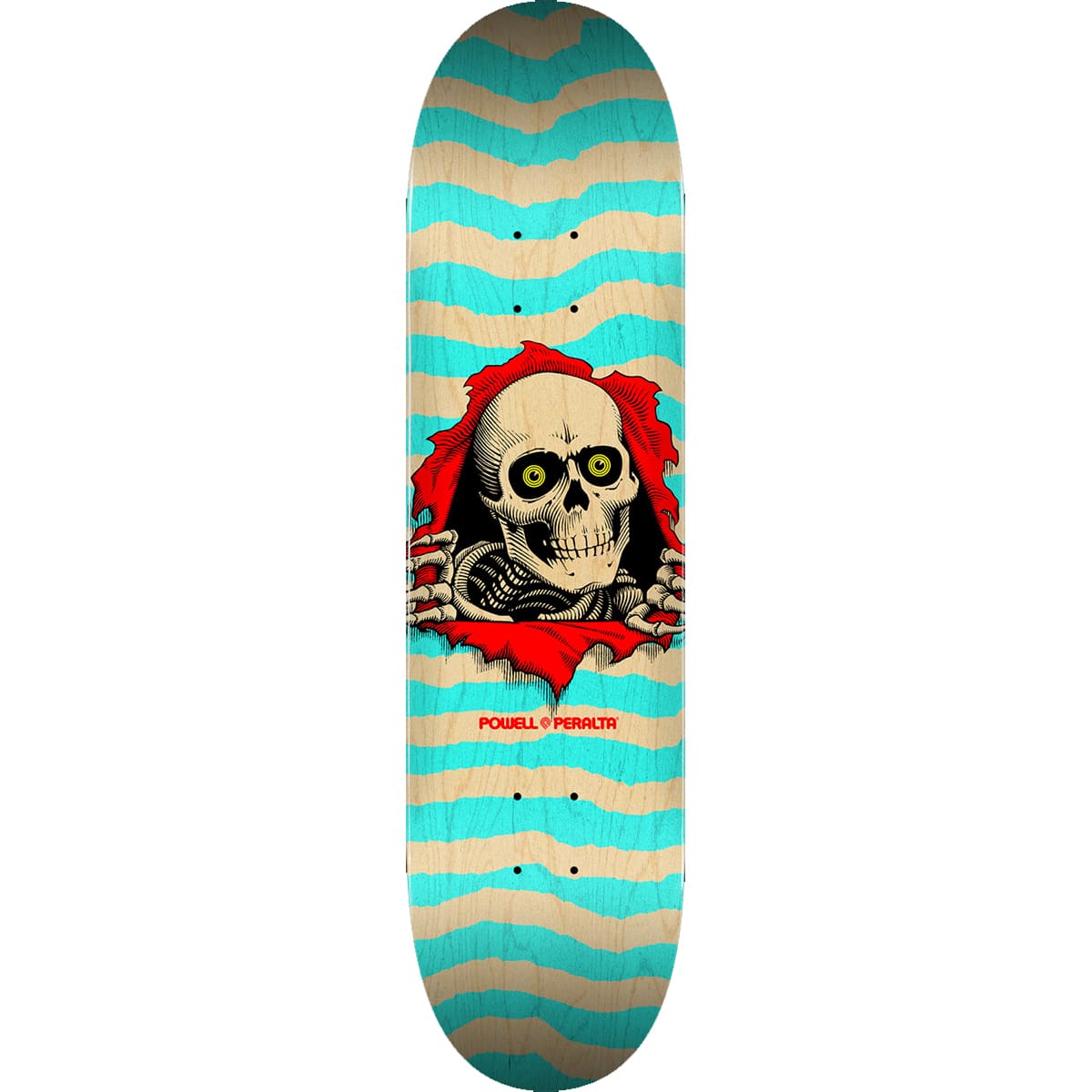 Planche de skateboard Powell Peralta Ripper Natural Turquoise deck8.0″