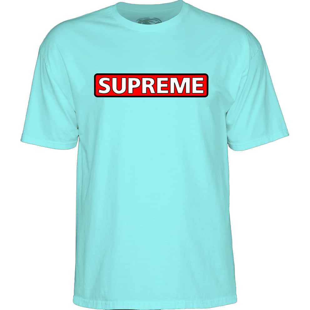 T-shirt Powell Peralta Supreme Bleu turquoise