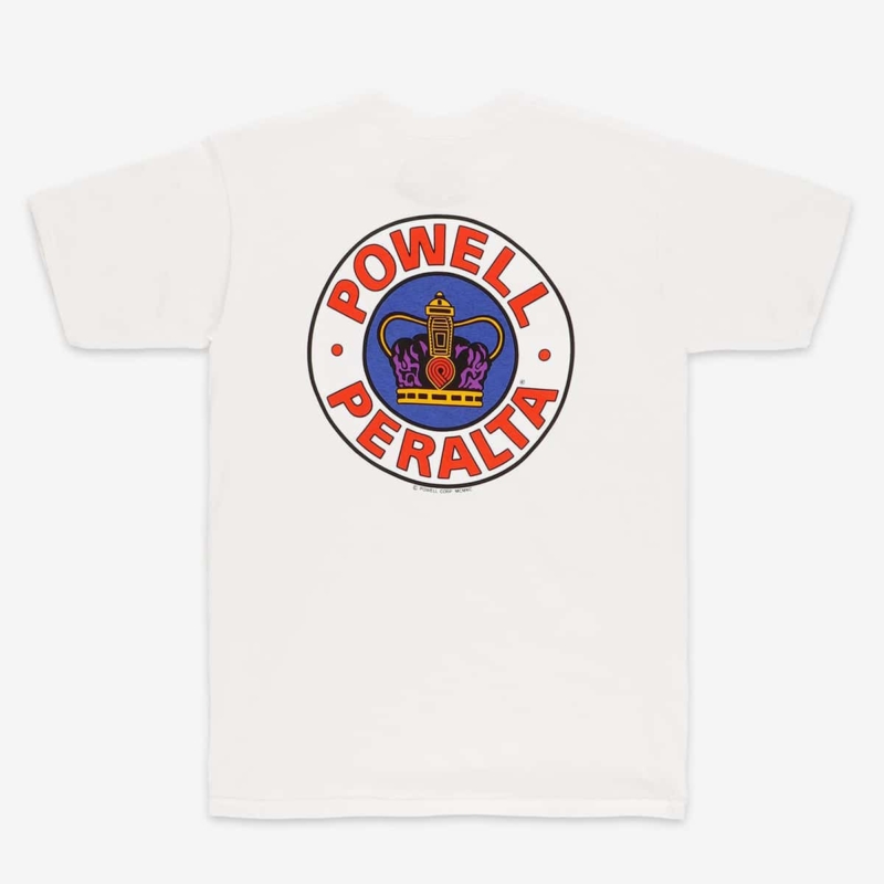 T-shirt Powell Peralta Supreme White