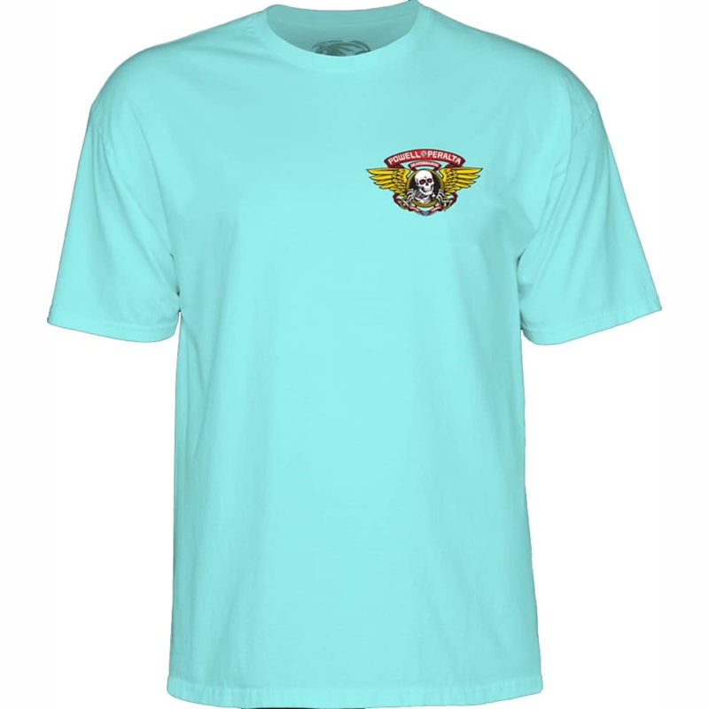 T-shirt Powell Peralta Winged Ripper bleu turquoise
