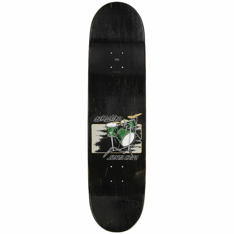 Planche de skateboard Santa Cruz Braun Drum Kit Everslick deck shape