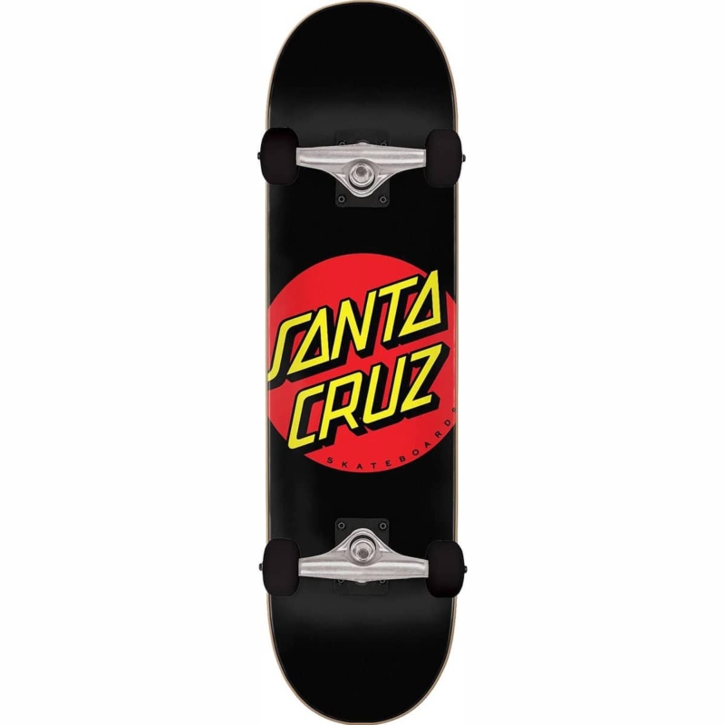 Skateboard complet Santa Cruz Classic Dot noir 8.0″