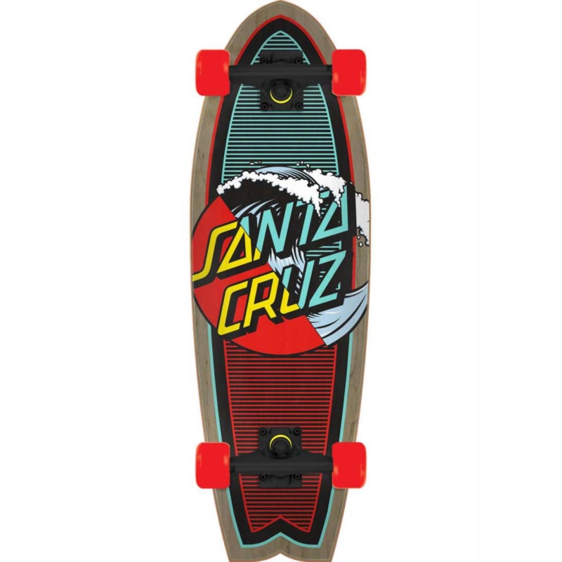 Skateboard Cruiser Santa Cruz Classic Wave Splice 8.8"