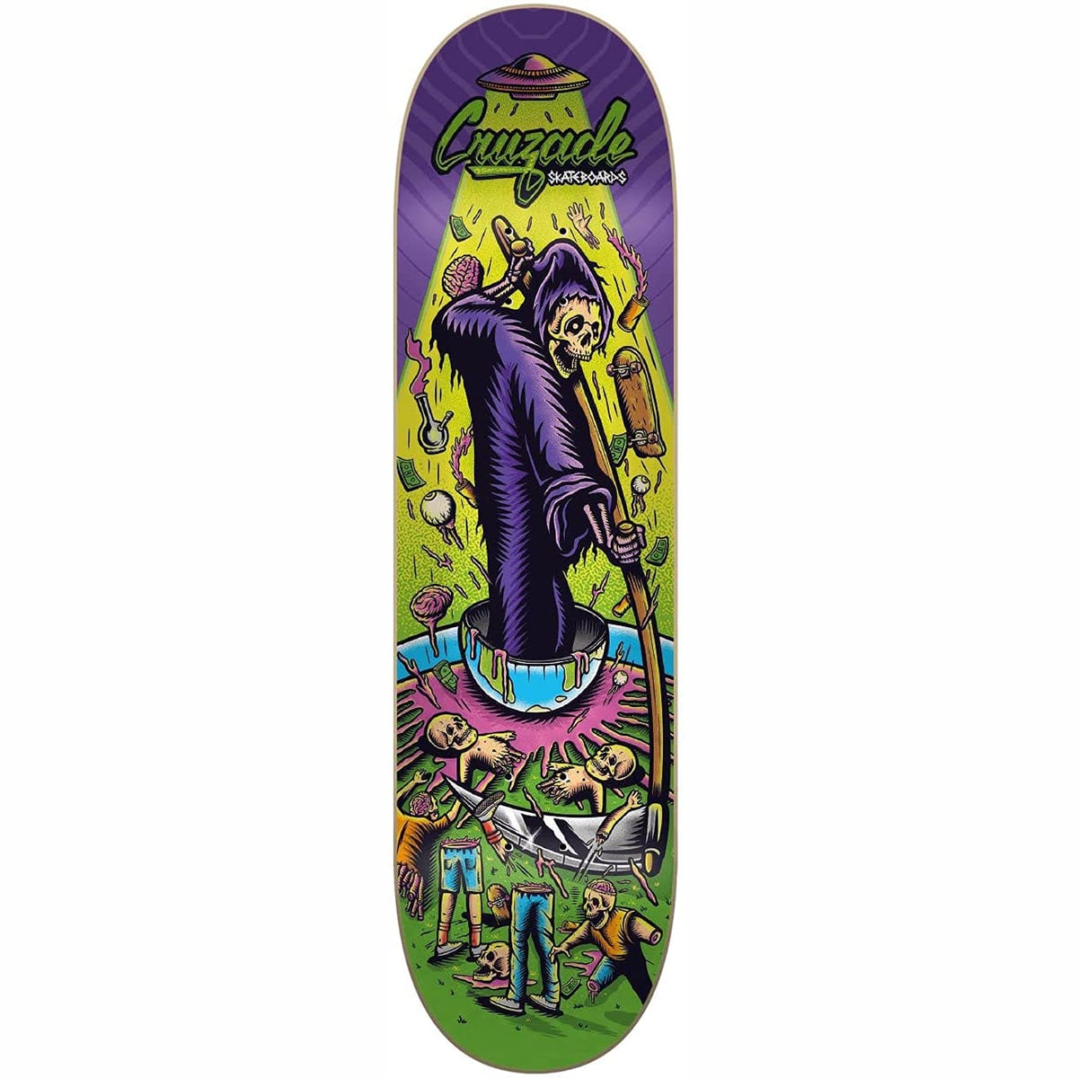 Planche de skateboard Cruzade Deathskull deck 8.0″