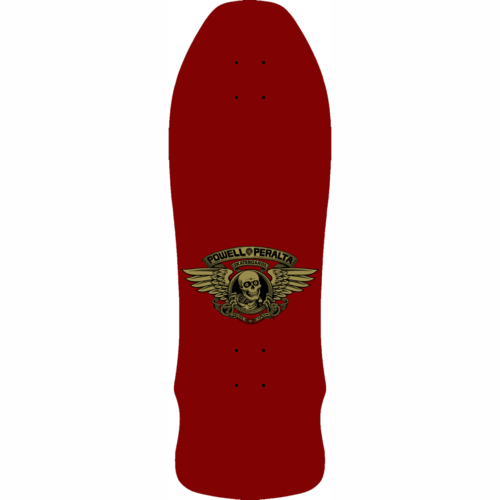 Planche de skateboard Freestyle Powell Peralta Reissue Geegah Ripper Maroon deck shape