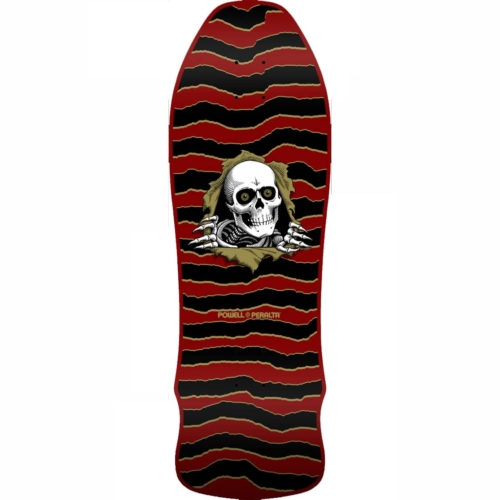 Planche de skateboard Freestyle Powell Peralta Reissue Geegah Ripper Maroon deck 9.75″