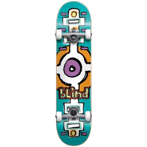 Skateboard Complet Blind Round Space Soft Wheels Teal 6.75″ 