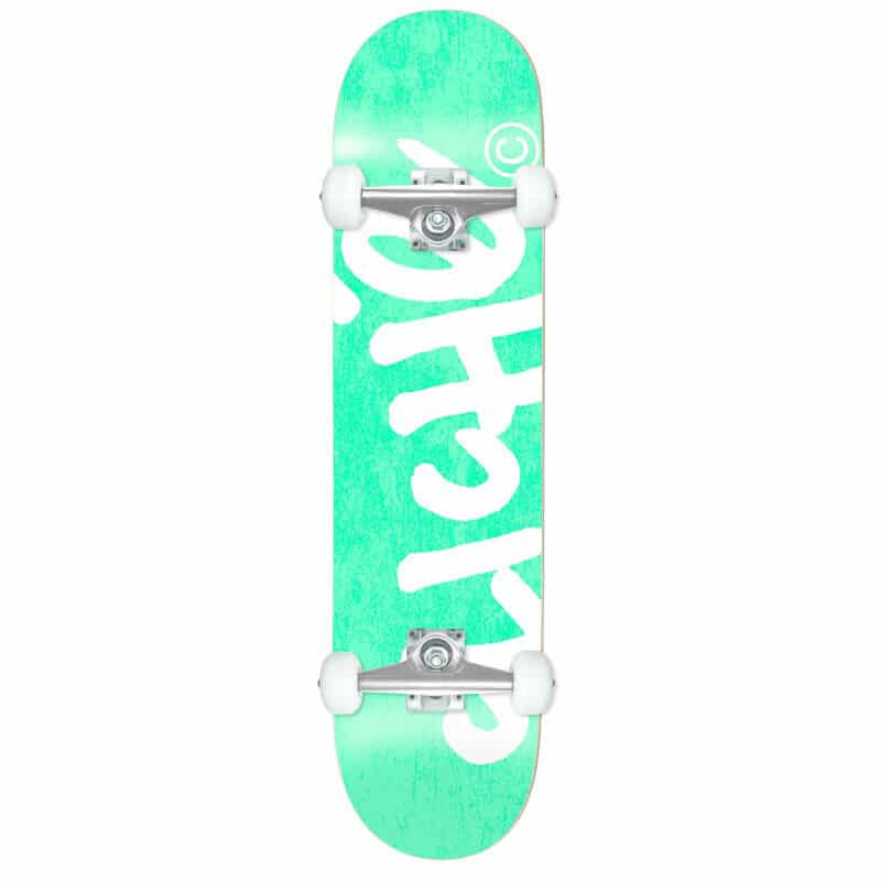 Skateboard complet Cliché Handwritten Teal White 7.375″