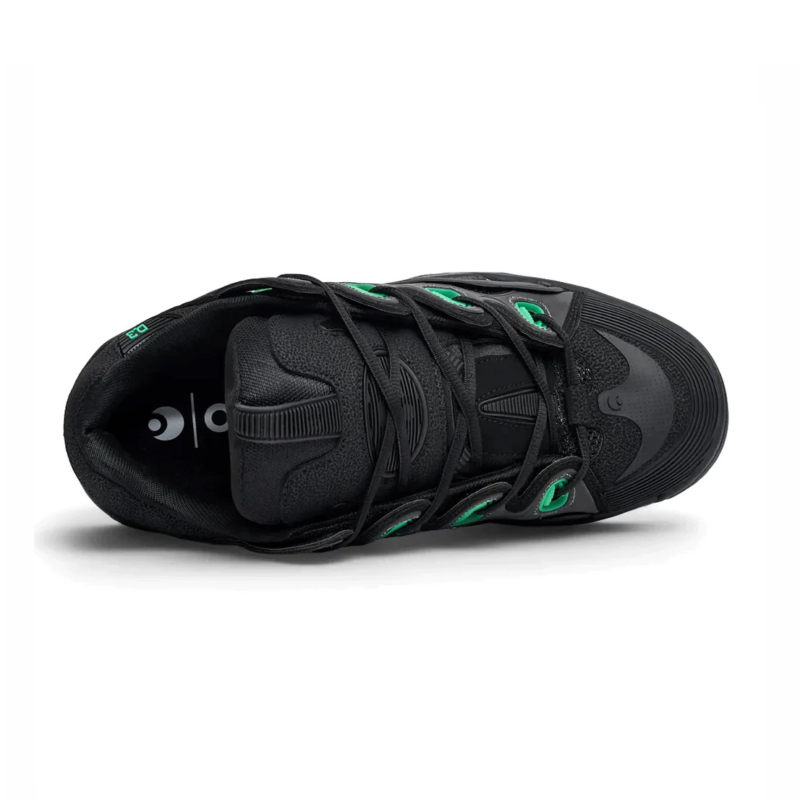 Chaussures Osiris D3 2001 noir et vert