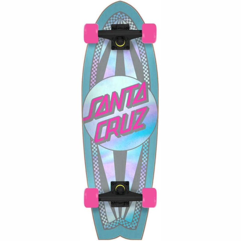 Skateboard cruiser complet Santa Cruz Prismatic Dot Shark