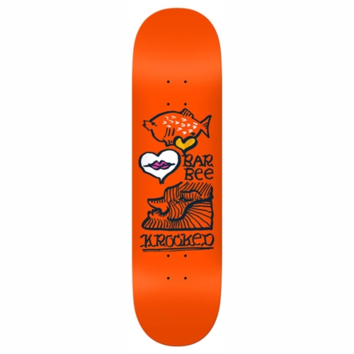 Krooked Barbee Love Orange 8 5 X 31 85 deck