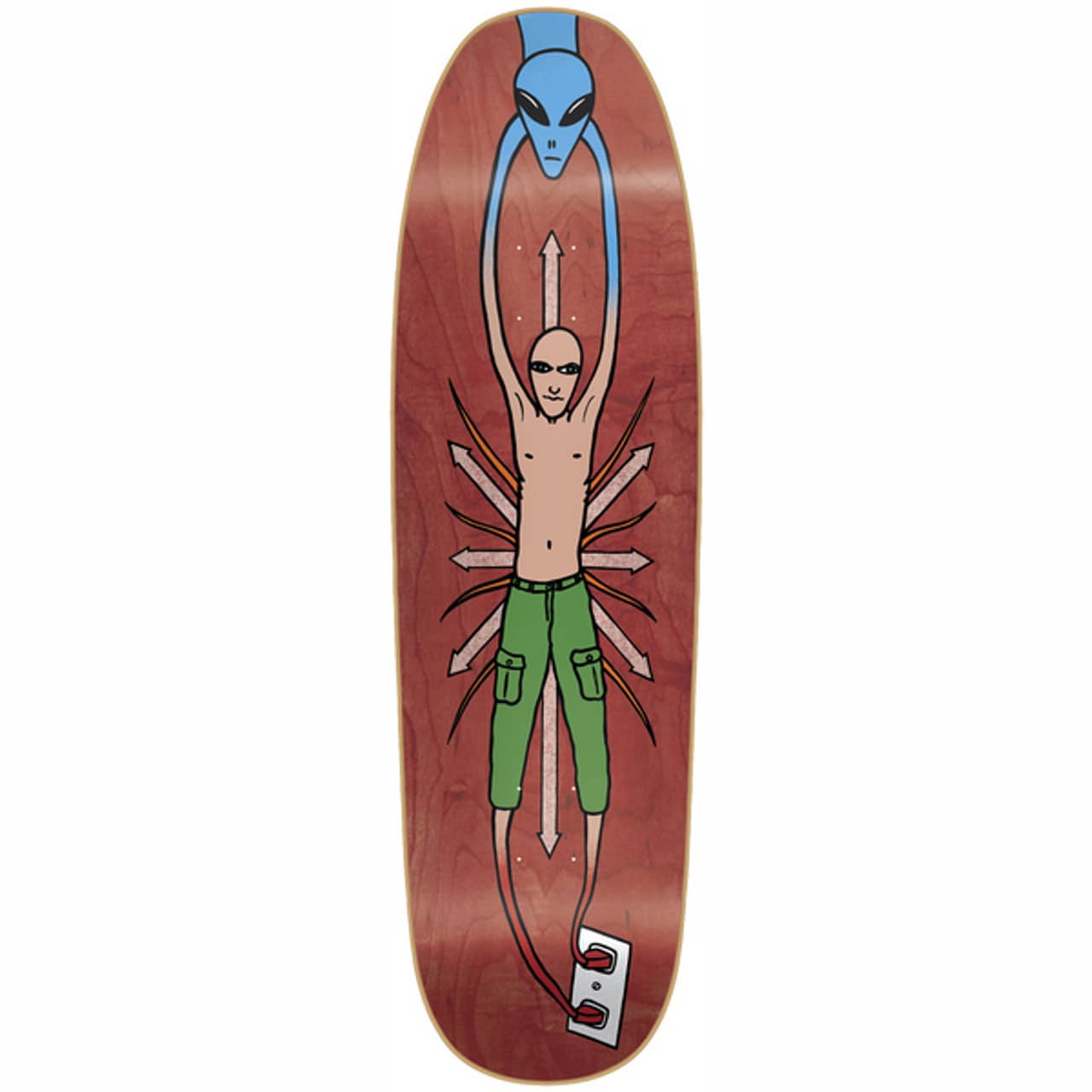 New Deal Vallely Alien Ht Red 9 18 X 31 99 Wb 14 deck