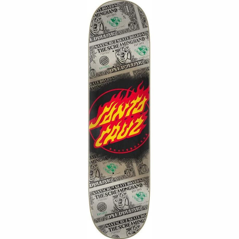 Santa Cruz Dollar Flame Dot 8 0 X 31 6 deck