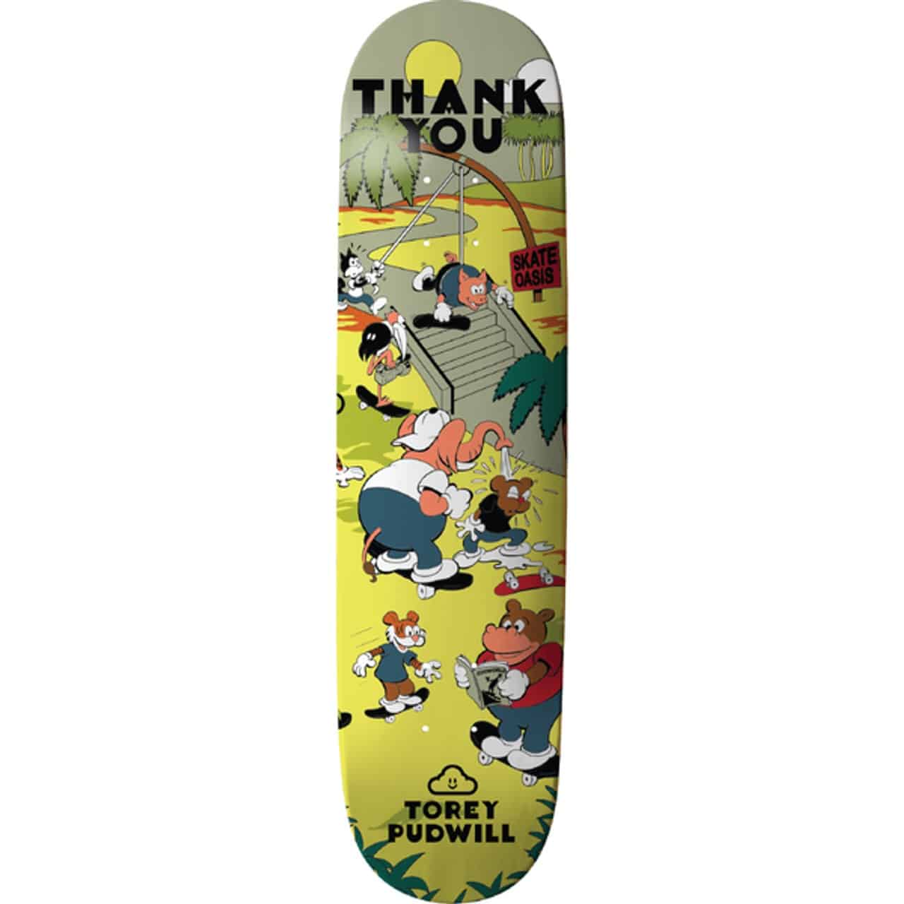 Thank You Skate Oasis Torey Pudwill 8 25 Multi deck