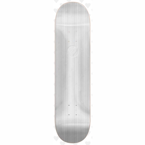 The Heart Supply Cosmic Stripes Pearlescent White 8 5 deck