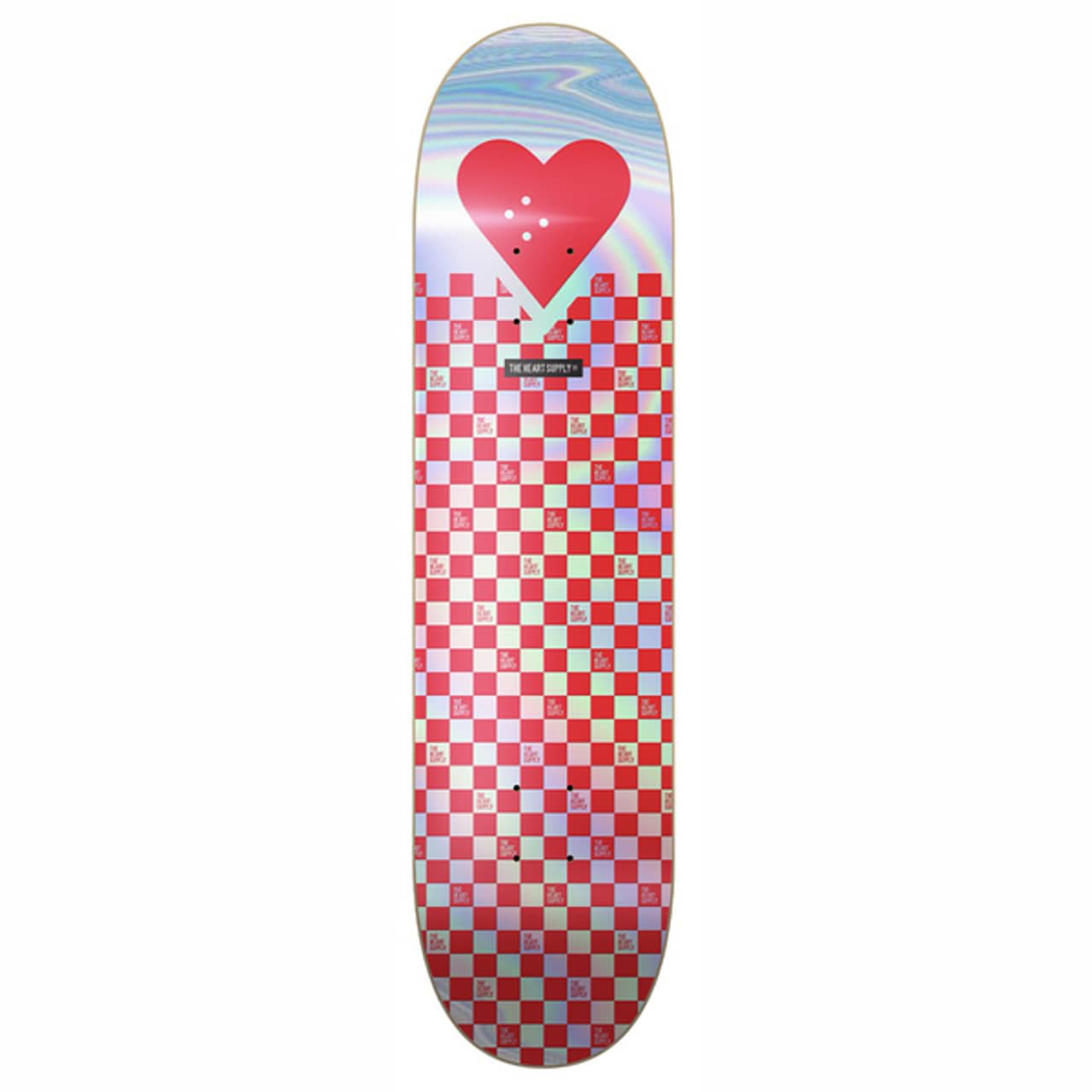 The Heart Supply R7 Foil Red Checkerboards 8 25 deck