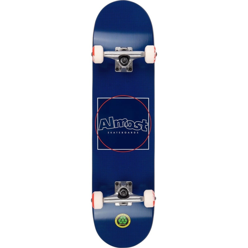 almost dot box navy skateboard complet 7 75