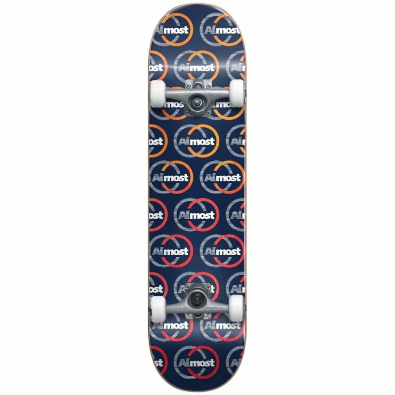 almost ivy repeat navy skateboard complet 8 0