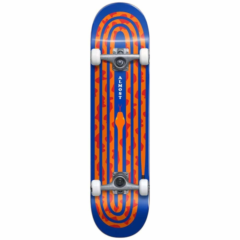 almost snake blue skateboard complet 8 25