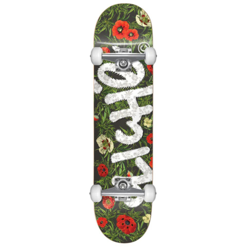 cliche botanical charcoal skateboard complet 8 125