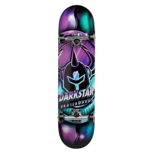 darkstar anodize aqua purple skateboard complet 8 0