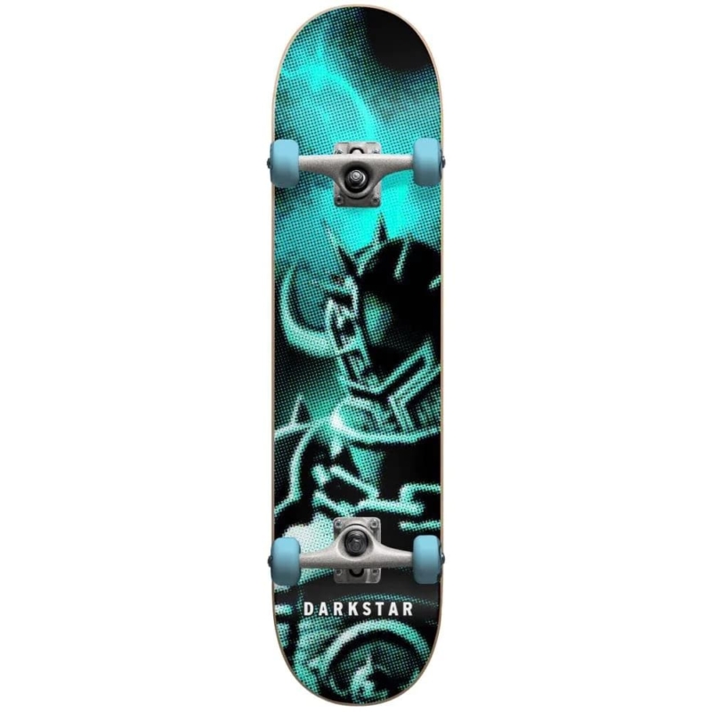 darkstar optical aqua skateboard complet 8 0