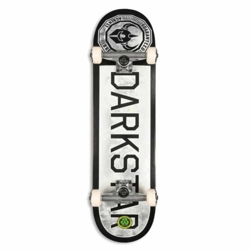 darkstar timeworks silver tie skateboard complet 8 25