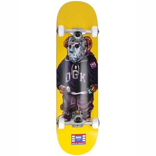 dgk the plug yellow skateboard complet 7 75