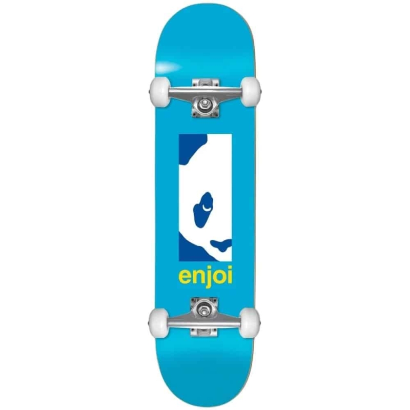 enjoi box panda blue skateboard complet 8 125