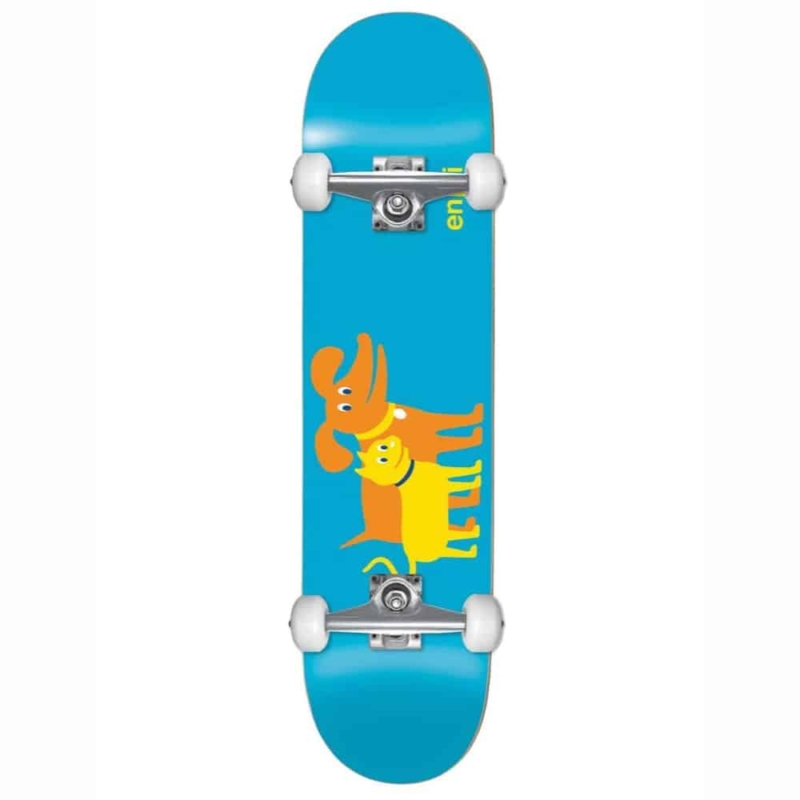 enjoi min cat blue skateboard complet 7 0