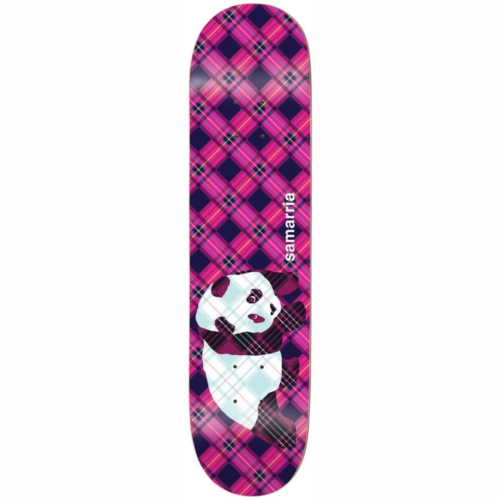 enjoi plaid panda super sap r7 samarria 8 0 x 31 56 deck planche de skateboard
