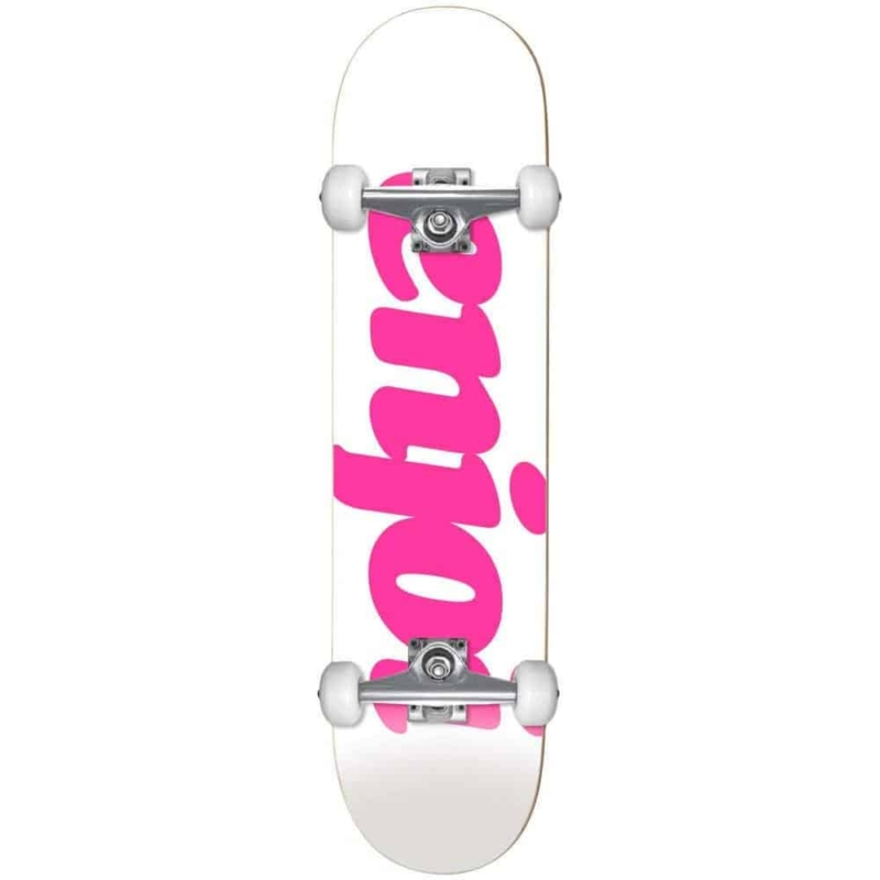 enjoi seventies logo pink skateboard complet 7 25