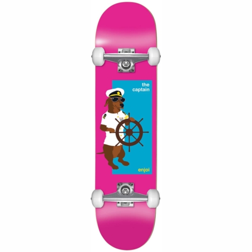 enjoi the captain pink skateboard complet 7 25